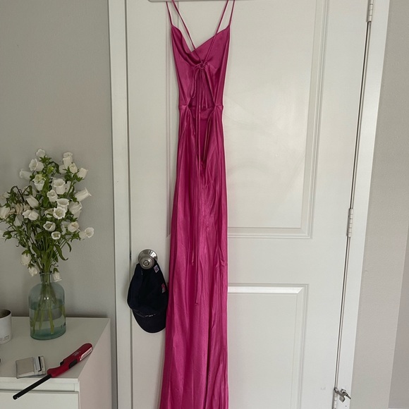 NWT Bec & Bridge Loren Maxi Dress Deep Pink - Picture 5 of 9